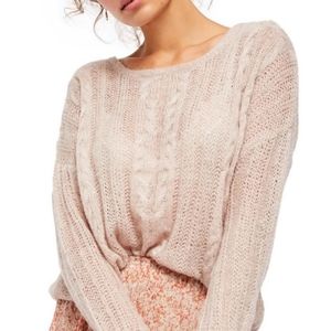 NWT Free People Frappuccino Combo Sweater M